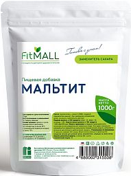 Мальтит столовый подсластитель, FitMall, 1 кг
