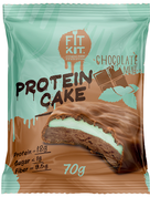 Протеиновое пирожное Шоколад-Мята, FitKit, 70 г
