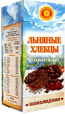 Хлебцы льняные  Шоколад, Тиавит, 80 г