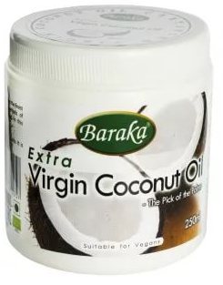 Масло кокосовое Extra Virgin 250мл, Baraka