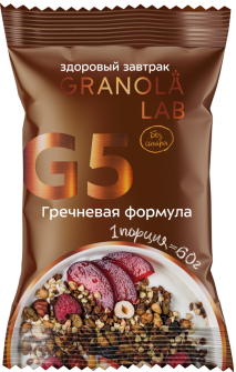 Гранола G4 «Гречневая формула», GranolaLab, 60 г