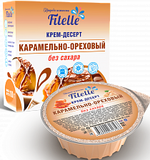 Крем-десерт "Карамельно-ореховый", Fitelle, 100 г