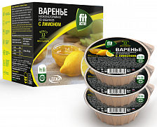 Варенье без сахара низкокалорийное из кабачков Лимон multi pack*3, Фитактив, 300 г (коробка)