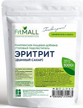 Эритрит столовый подсластитель, FitMall, 1 кг