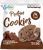 Печенье протеиновое "Protein cookies" шоколадное с шоколадными чипсами без сахара, Solvie, 50 г
