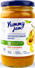 Джем абрикосовый низкокалорийный, Yummy jam, 350 г