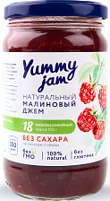 Джем малиновый низкокалорийный, Yummy jam, 350 г