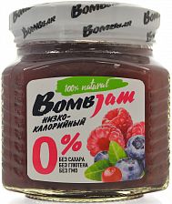 Джем низкокалорийный Лесная ягода, BombJam, 250 г