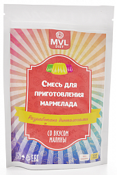 Диетическая смесь для мармелада со вкусом малины, MVL, 150 г