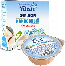 Крем-десерт "Кокосовый", Fitelle, 100 г