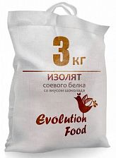 Изолят соевого белка со вкусом шоколад, Evolution Food, мешок 3кг